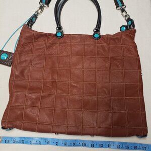 Gabs leather patchwork convertible handbag